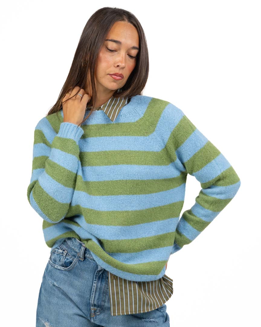 Maglione a Righe in Misto Lana - Weekend Max Mara