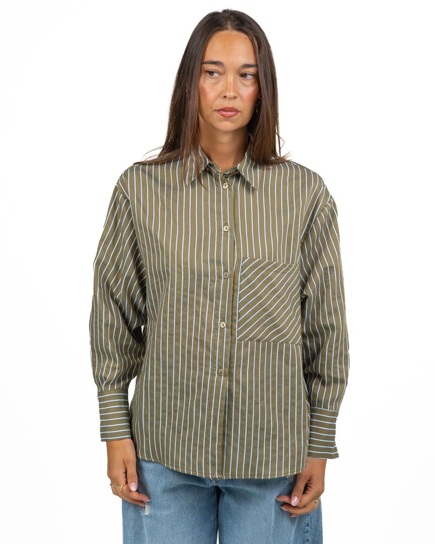 Camicia a Righe Color Olio - Have One
