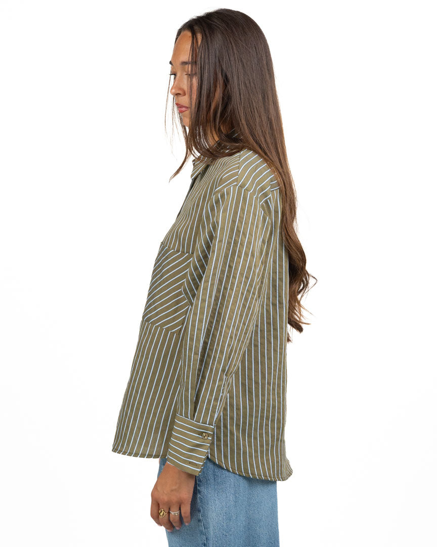Camicia a Righe Color Olio - Have One