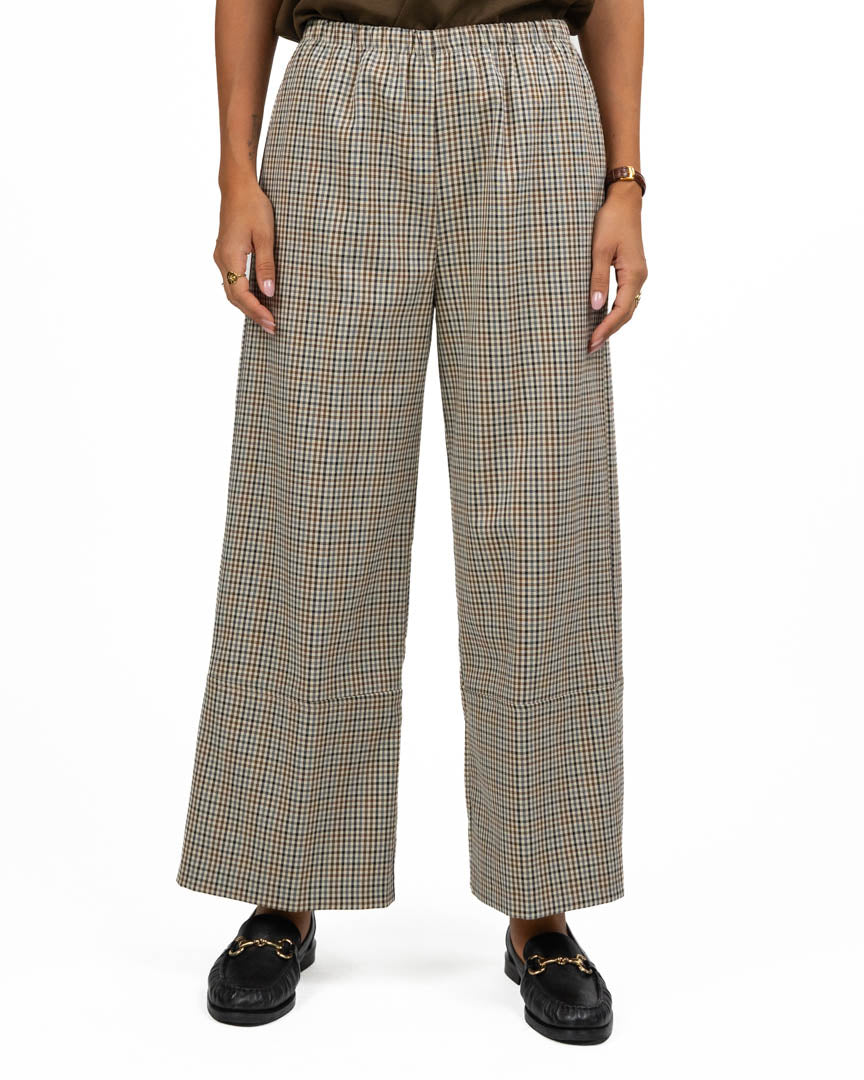 Pantaloni Palazzo A Quadri - Jurere