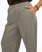 Pantaloni Palazzo A Quadri - Jurere
