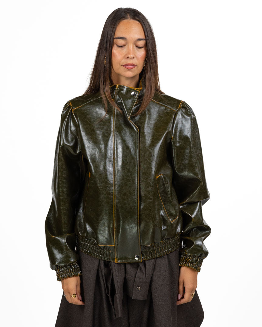 Bomber in Ecopelle Effetto Vintage - Have One