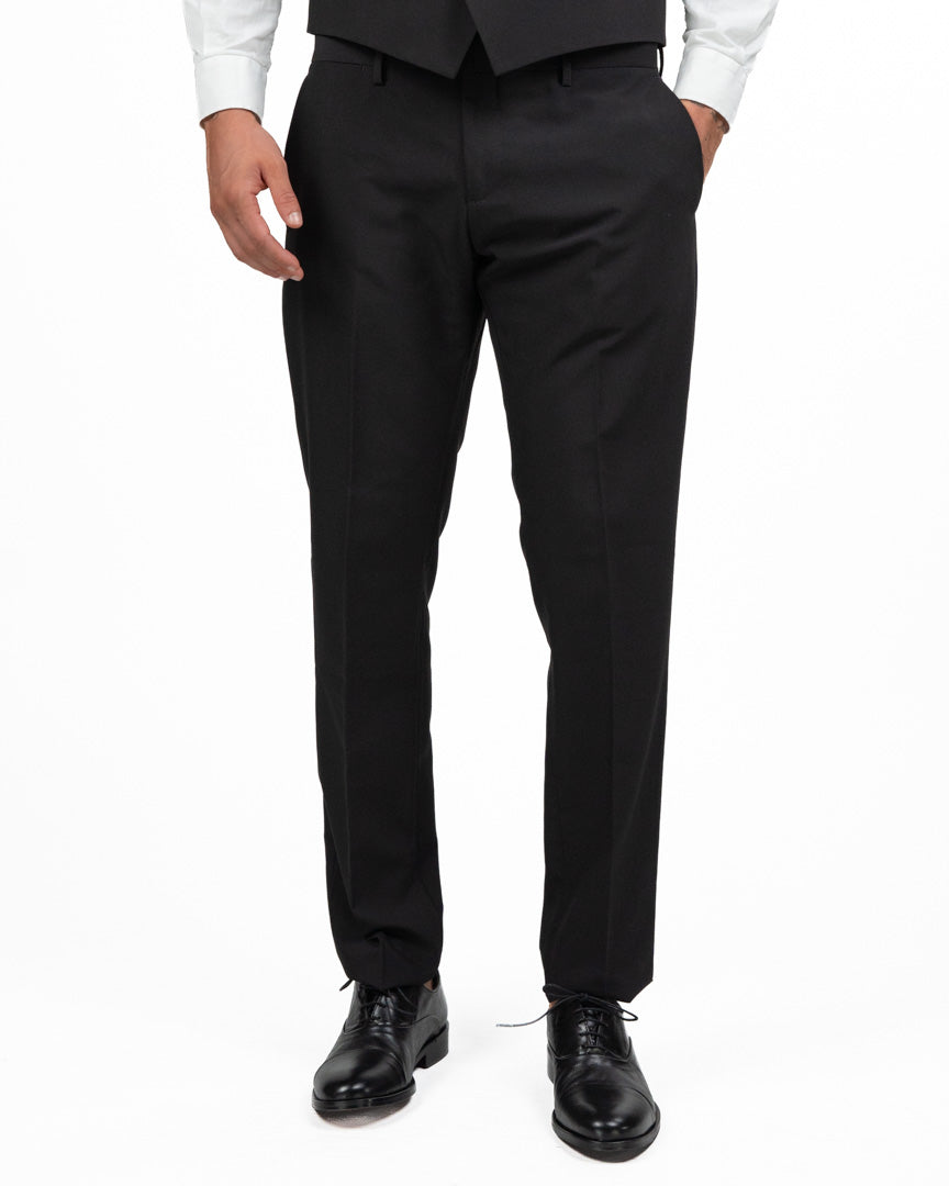 Completo Nero Regular Fit con Gilet - Antony Morato