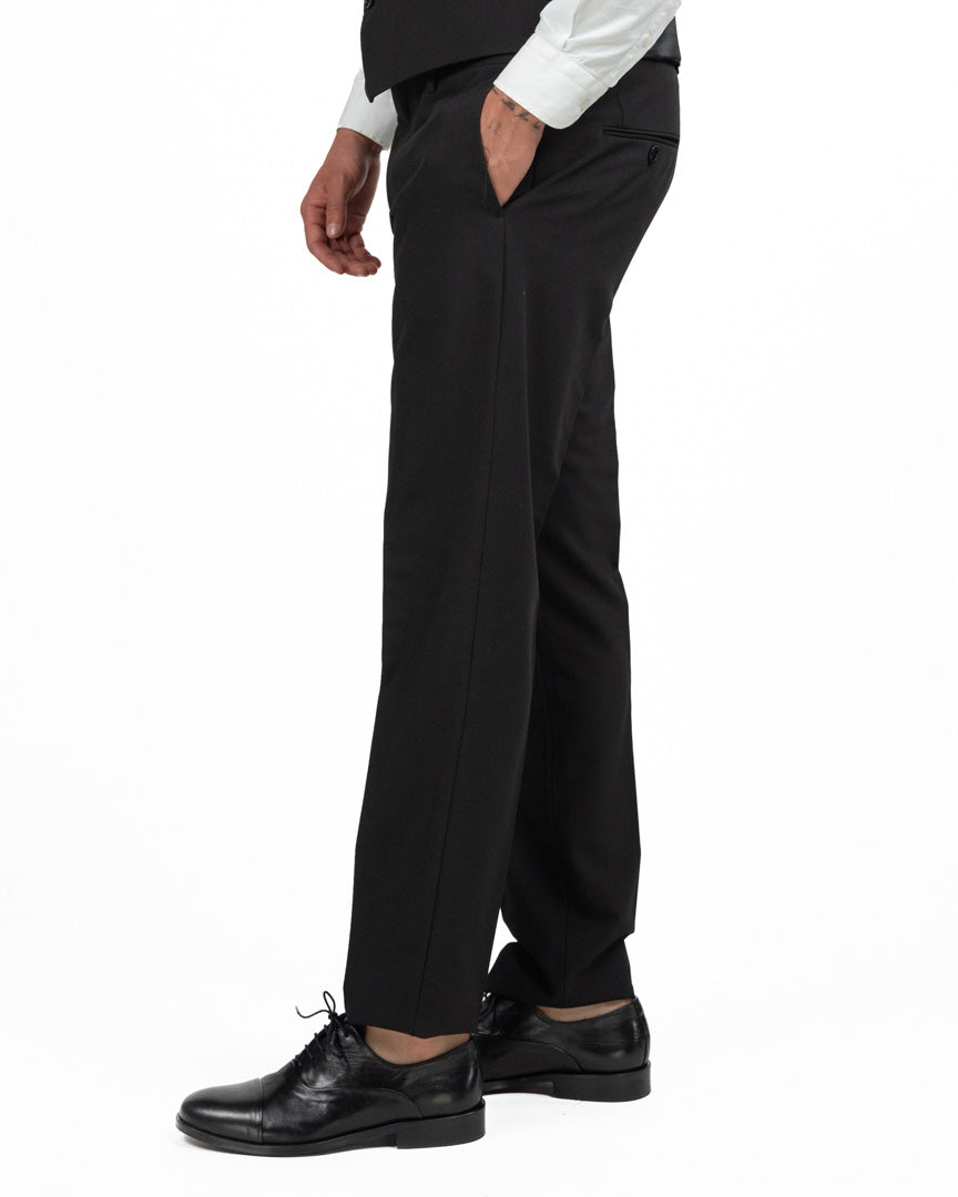 Completo Nero Regular Fit con Gilet - Antony Morato