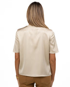 Camicia a Maniche Corte in Satèn - Pennyblack