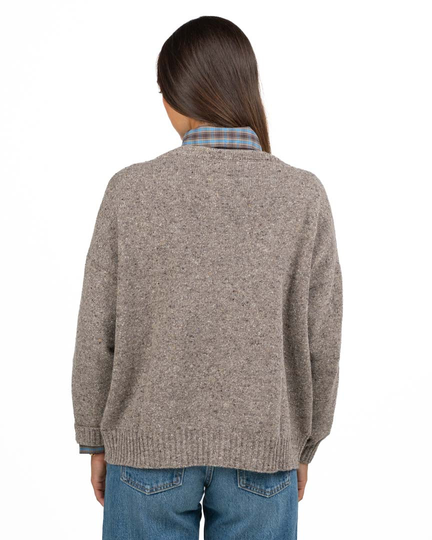Maglione Girocollo in Lana Shetland Tweed - Weekend Max Mara