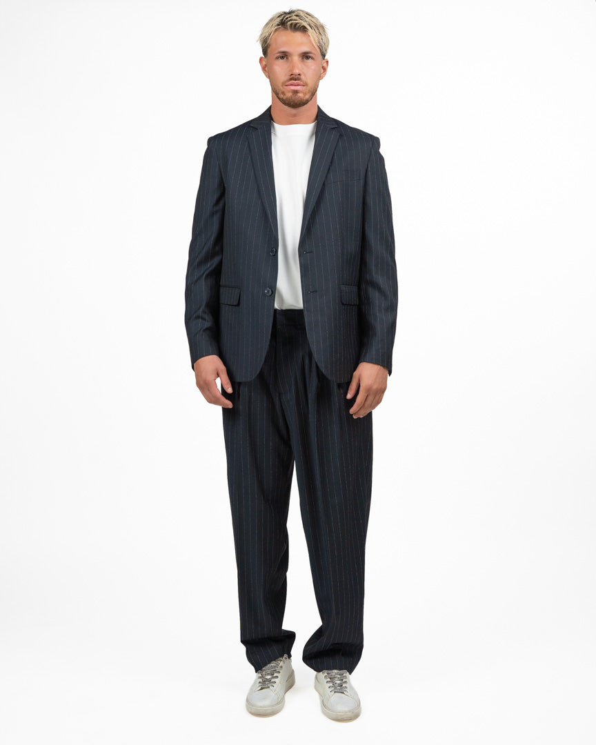 Completo Gessato Blu Over - Antony Morato