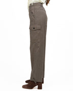 Pantaloni Cargo Macro-Check con Coulisse al Fondo - Emme Marella