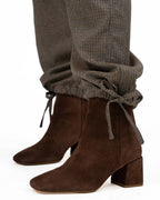 Pantaloni Cargo Macro-Check con Coulisse al Fondo - Emme Marella