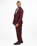 Abito Sartoriale Oversize Burgundy - Berna