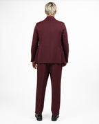 Abito Sartoriale Oversize Burgundy - Berna