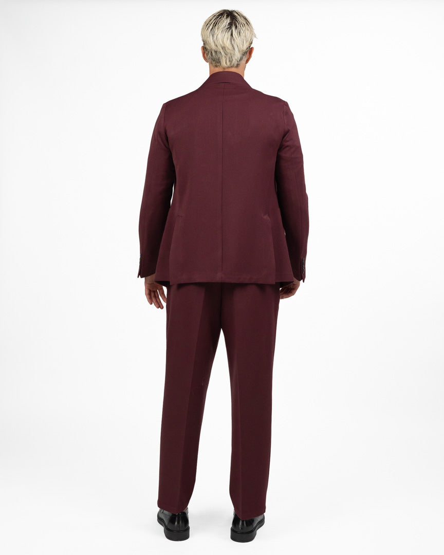 Abito Sartoriale Oversize Burgundy - Berna