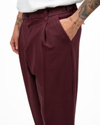 Abito Sartoriale Oversize Burgundy - Berna