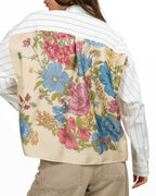 Camicia a Righe con Stampa Floreale sulla Schiena - Weekend Max Mara