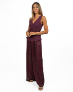 Tuta Intera Elegante Bordeaux - Rinascimento