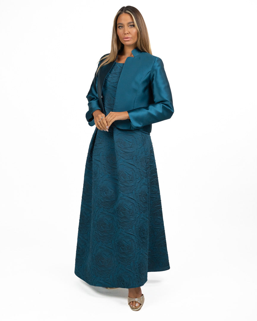 Giacca Corta in Mikado Ottanio - Berti Mode Collection