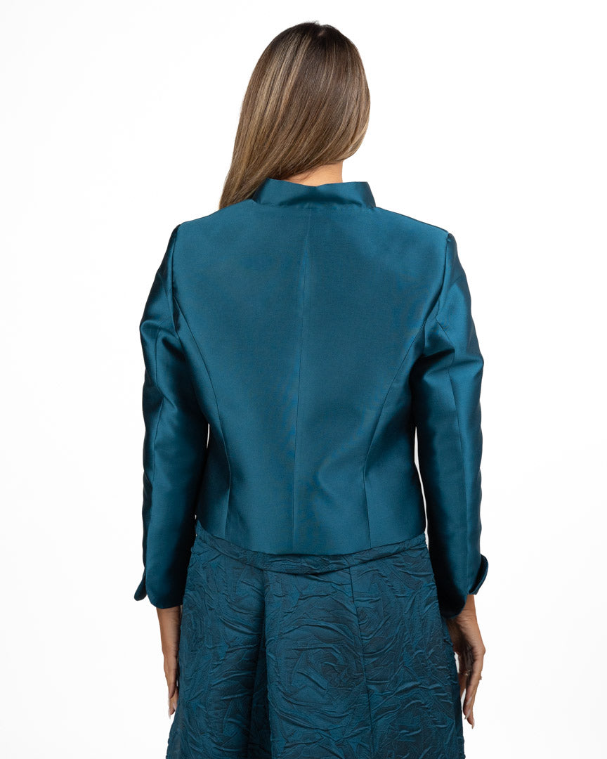 Giacca Corta in Mikado Ottanio - Berti Mode Collection