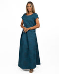 Completo Top e Gonna Longuette in Jacquard Ottanio - Berti Mode Collection