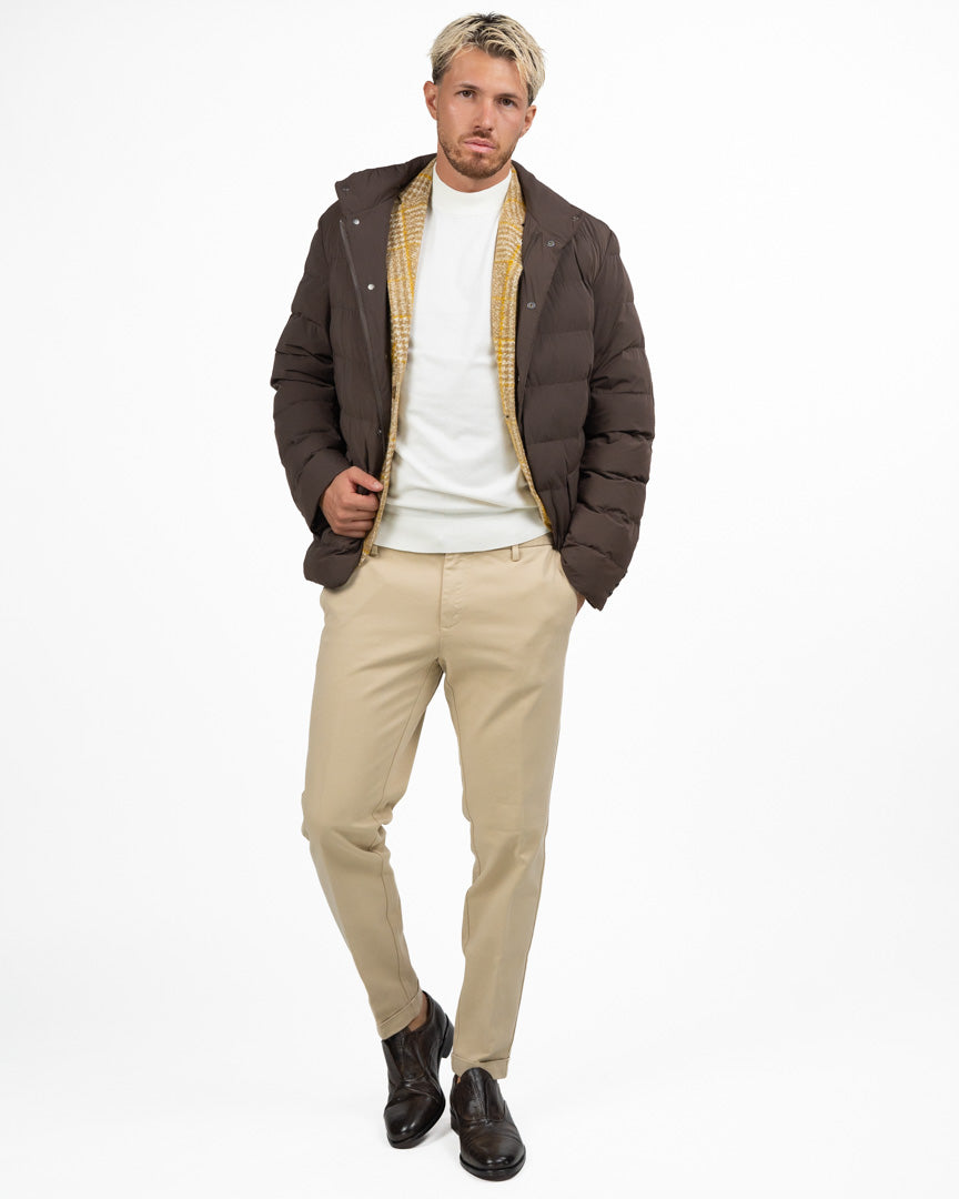 Giubbotto Piumino Marrone - Atpco