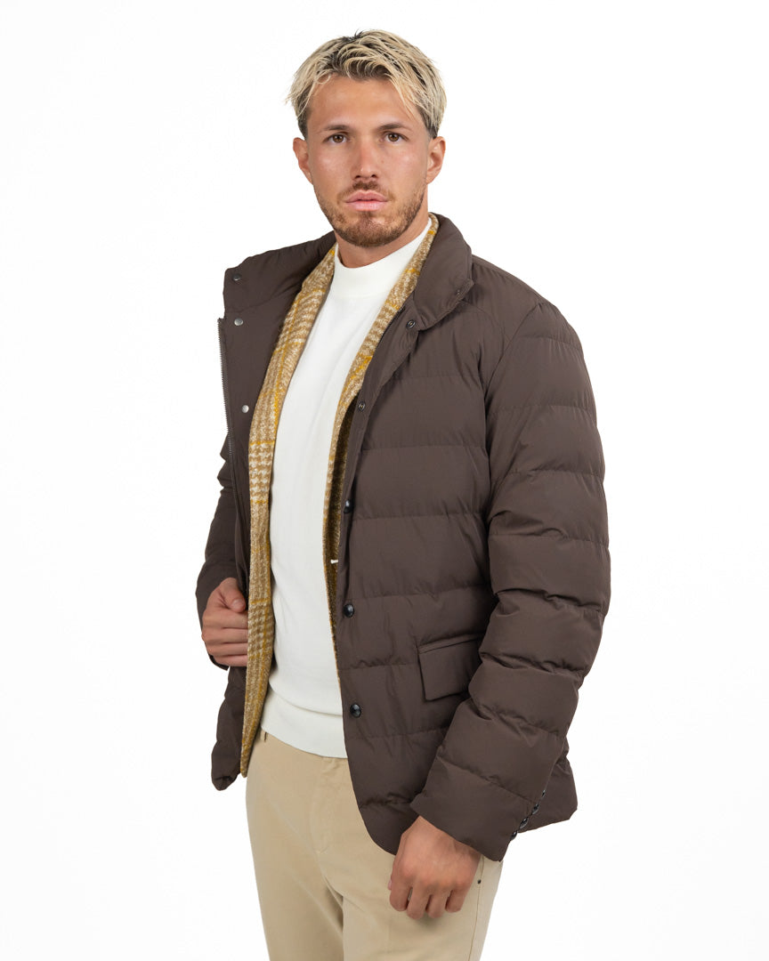 Giubbotto Piumino Marrone - Atpco