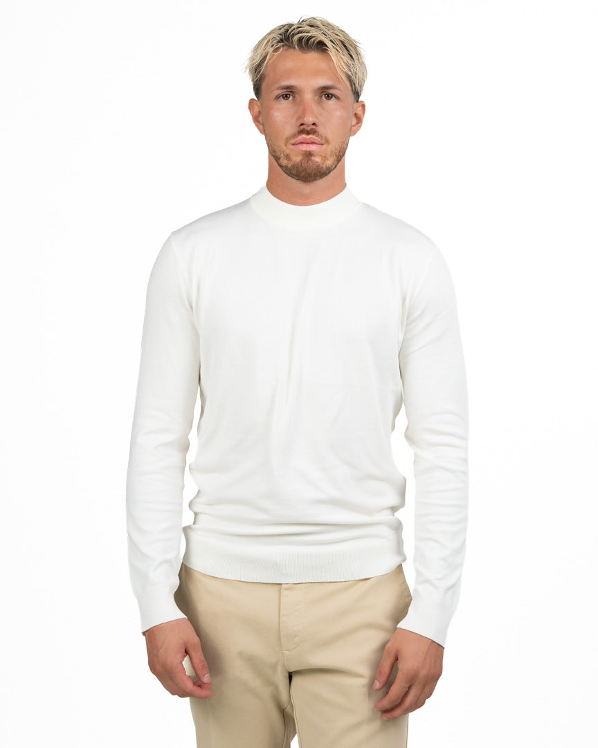 Maglione Lupetto In Maglia Fine - Roy Roger's