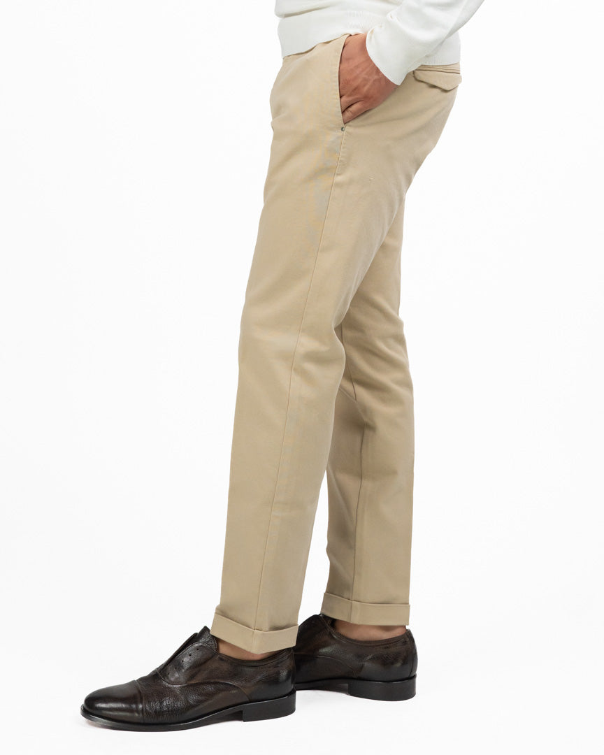 Pantaloni Chino Con Risvolto - AT.P.CO