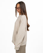 Felpa Girocollo Beige - Eleh