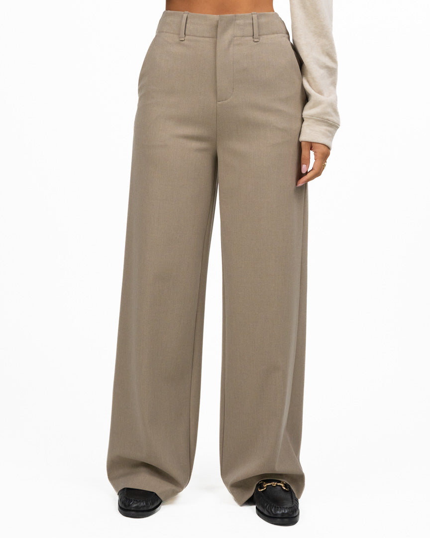 Pantaloni Wide Leg con Dettaglio Fibbia - ELEH