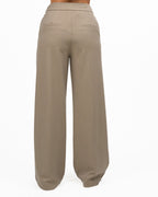 Pantaloni Wide Leg con Dettaglio Fibbia - ELEH