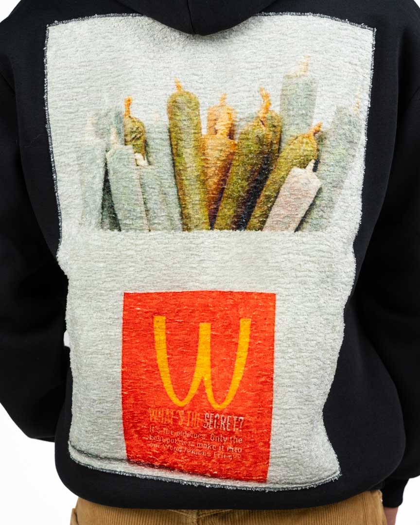 Felpa Hoodie con Maxi Patch Back - Bastille