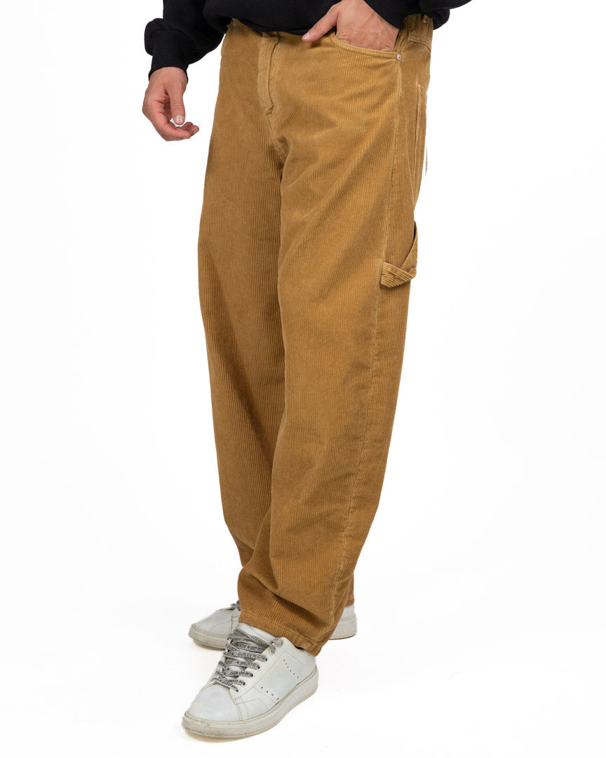 Pantalone Carpenter in Velluto a Costine Cammello - Berna