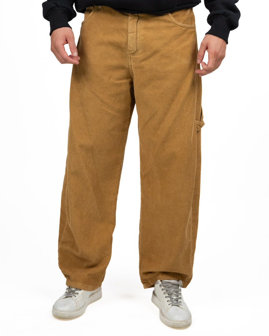 Pantalone Carpenter in Velluto a Costine Cammello - Berna