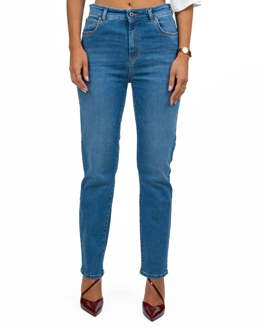 Jeans Slim-Fit in Denim Lavato - Weekend Max Mara