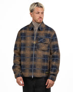 Overshirt a Quadri Blu e Beige - Barbour