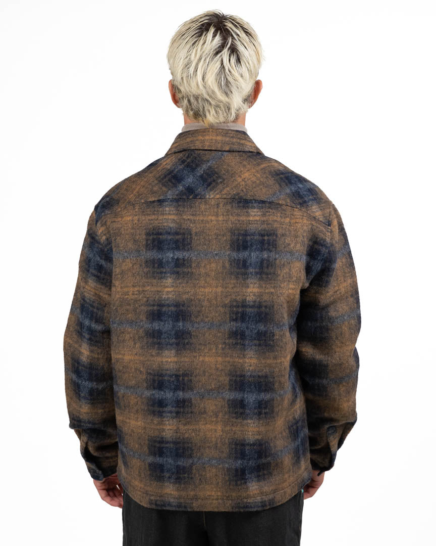 Overshirt a Quadri Blu e Beige - Barbour