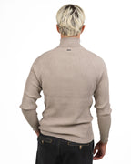Maglione Collo Alto a Costine Mastice - Antony Morato