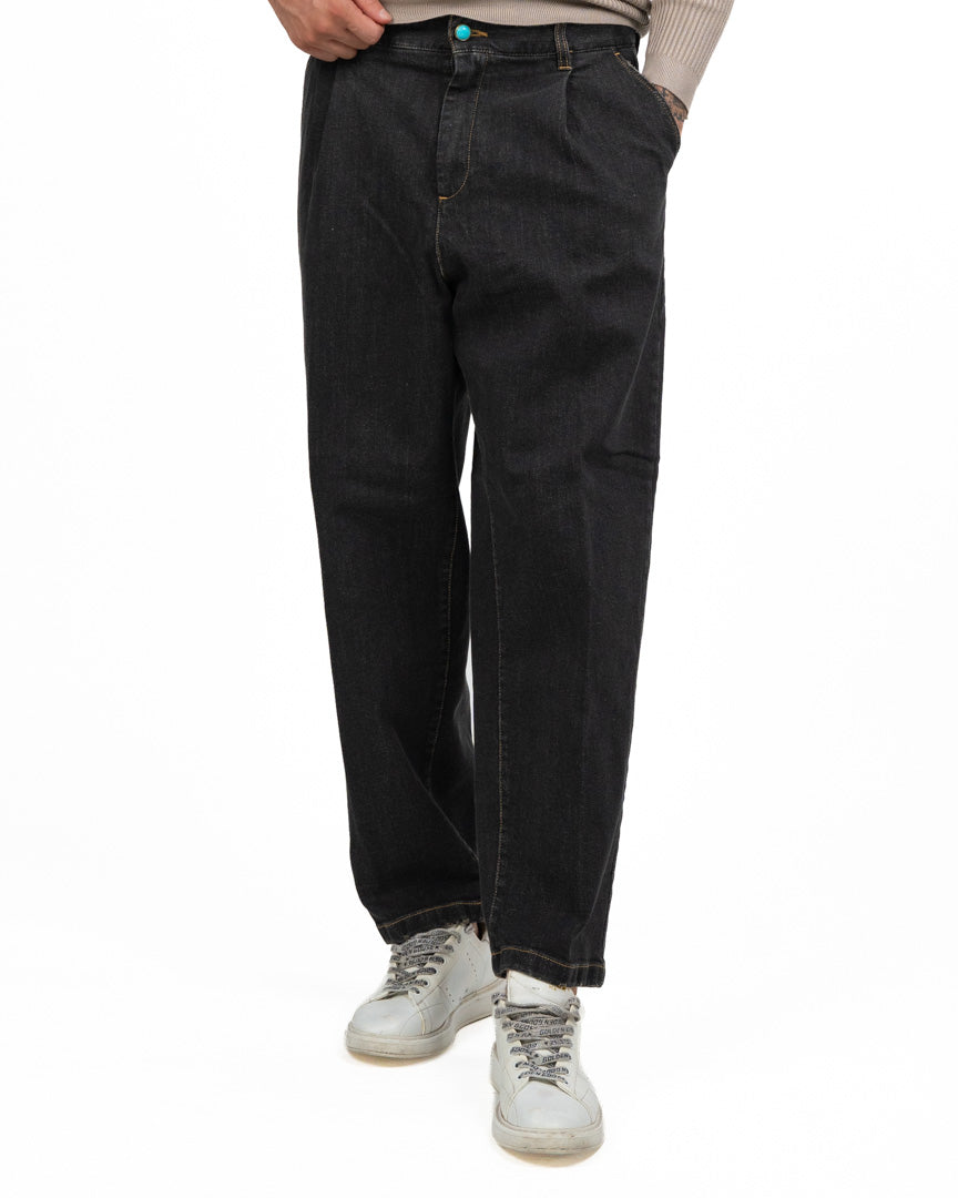 Jeans Baggy Tailored con Pinces - Berna