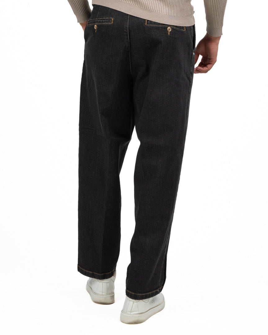 Jeans Baggy Tailored con Pinces - Berna