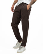 Pantalone Slim Fit Marrone - Berna