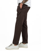 Pantalone Slim Fit Marrone - Berna