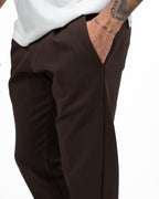 Pantalone Slim Fit Marrone - Berna