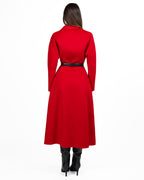 Cappotto Lungo con Cintura e Lucchetto - Elisabetta Franchi