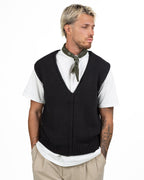 Gilet In Maglia Con Scollo A V - Berna