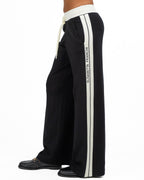 Pantaloni Tuta Wide-Leg con Bande Laterali - Elisabetta Franchi