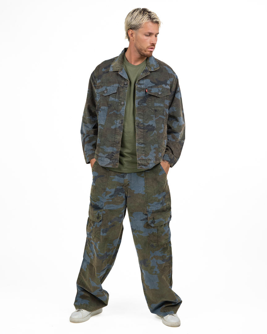 Giacca Overshirt in Velluto Camouflage - Levi's