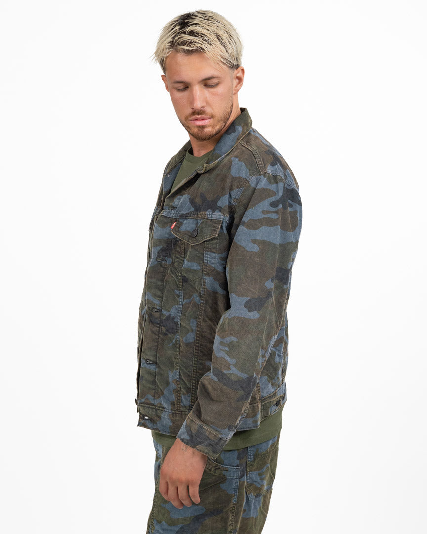 Giacca Overshirt in Velluto Camouflage - Levi's