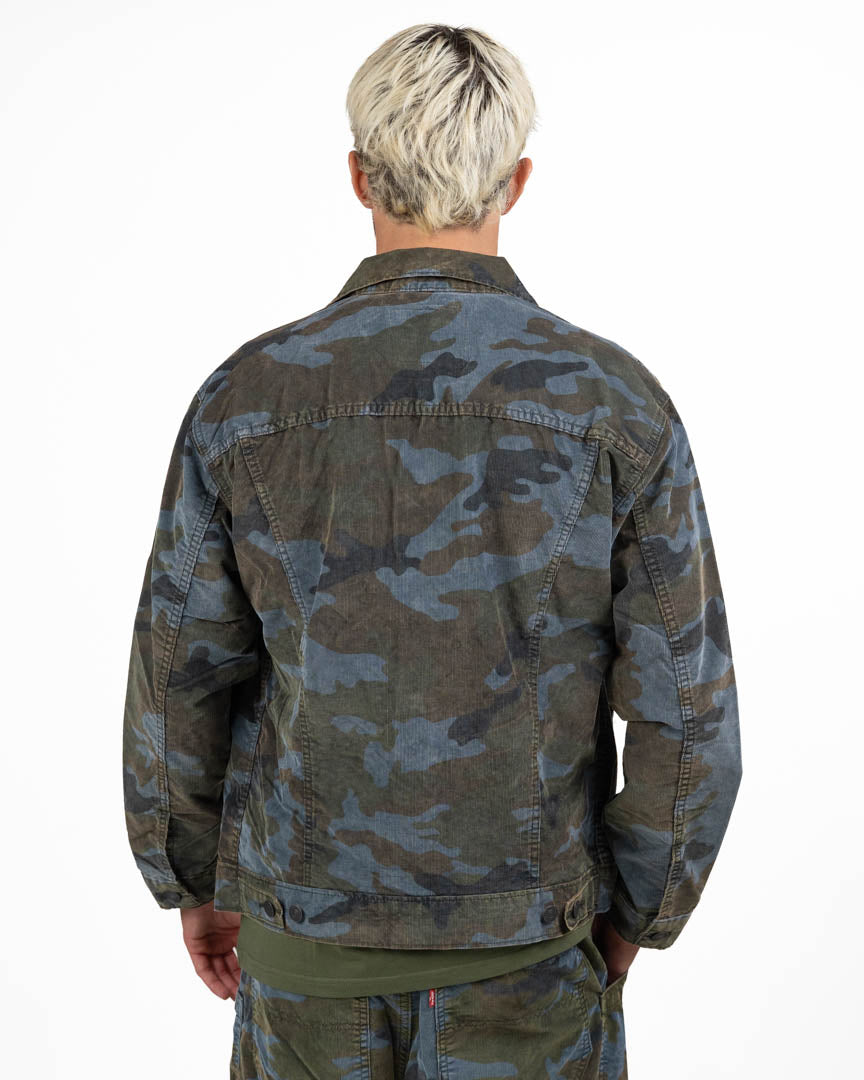 Giacca Overshirt in Velluto Camouflage - Levi's
