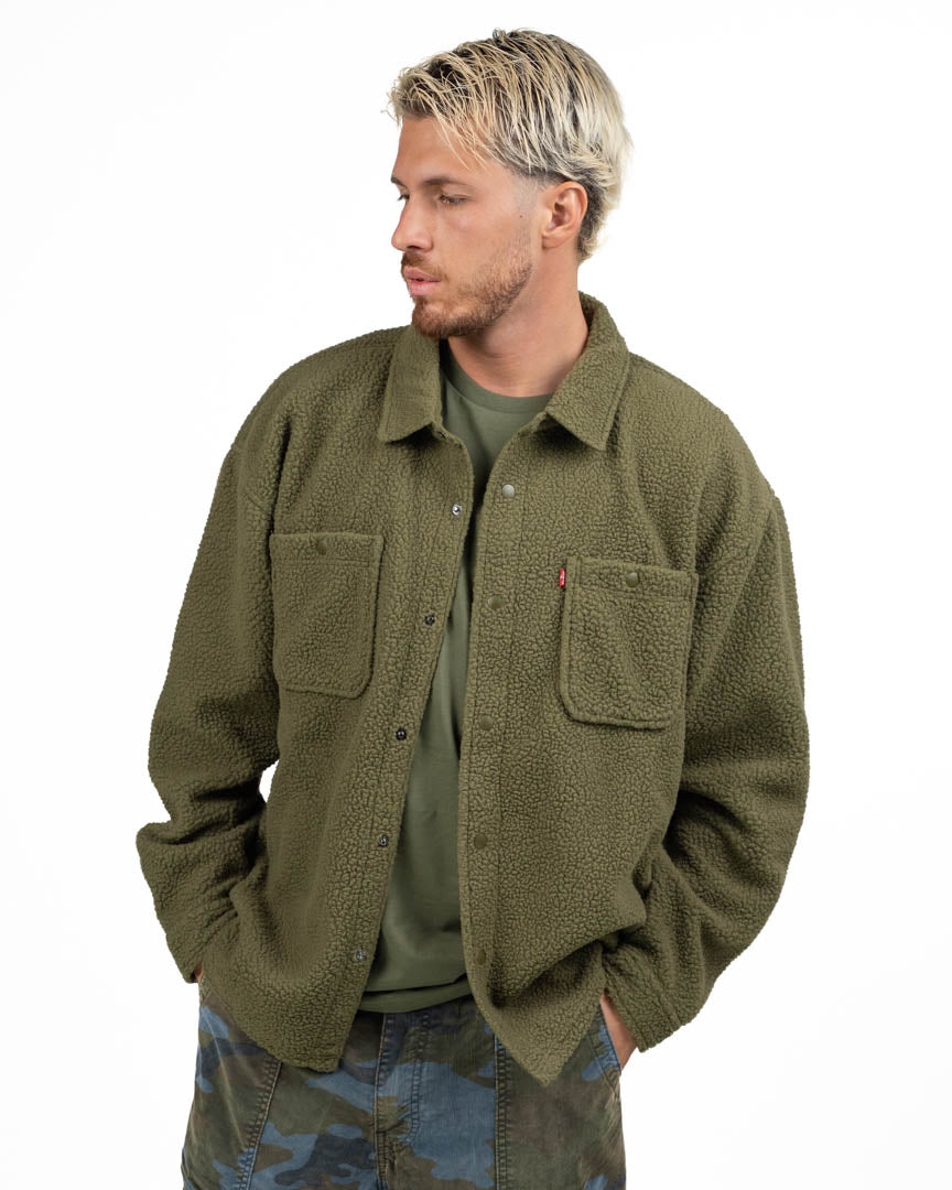 Giacca Overshirt in Fleece Sherpa - Levi's