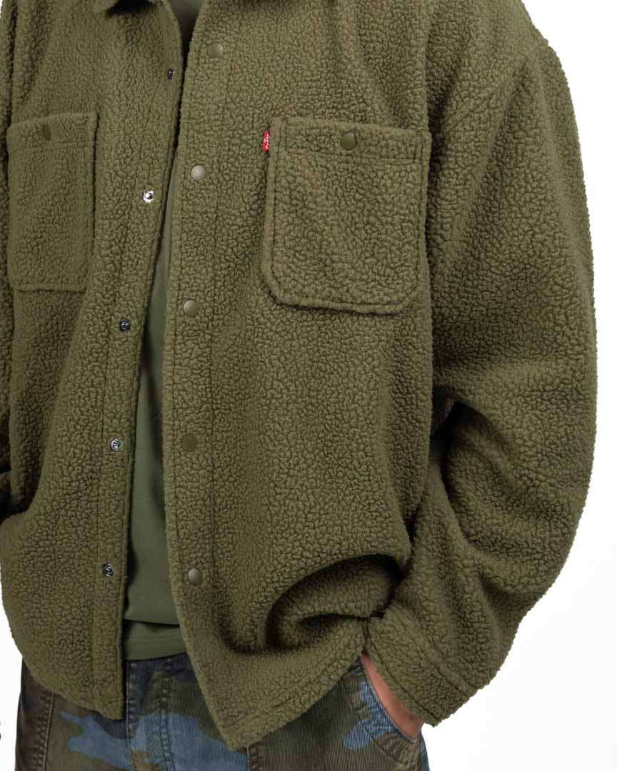 Giacca Overshirt in Fleece Sherpa - Levi's