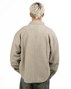 Giacca Overshirt in Fleece Sherpa Beige - Levi's
